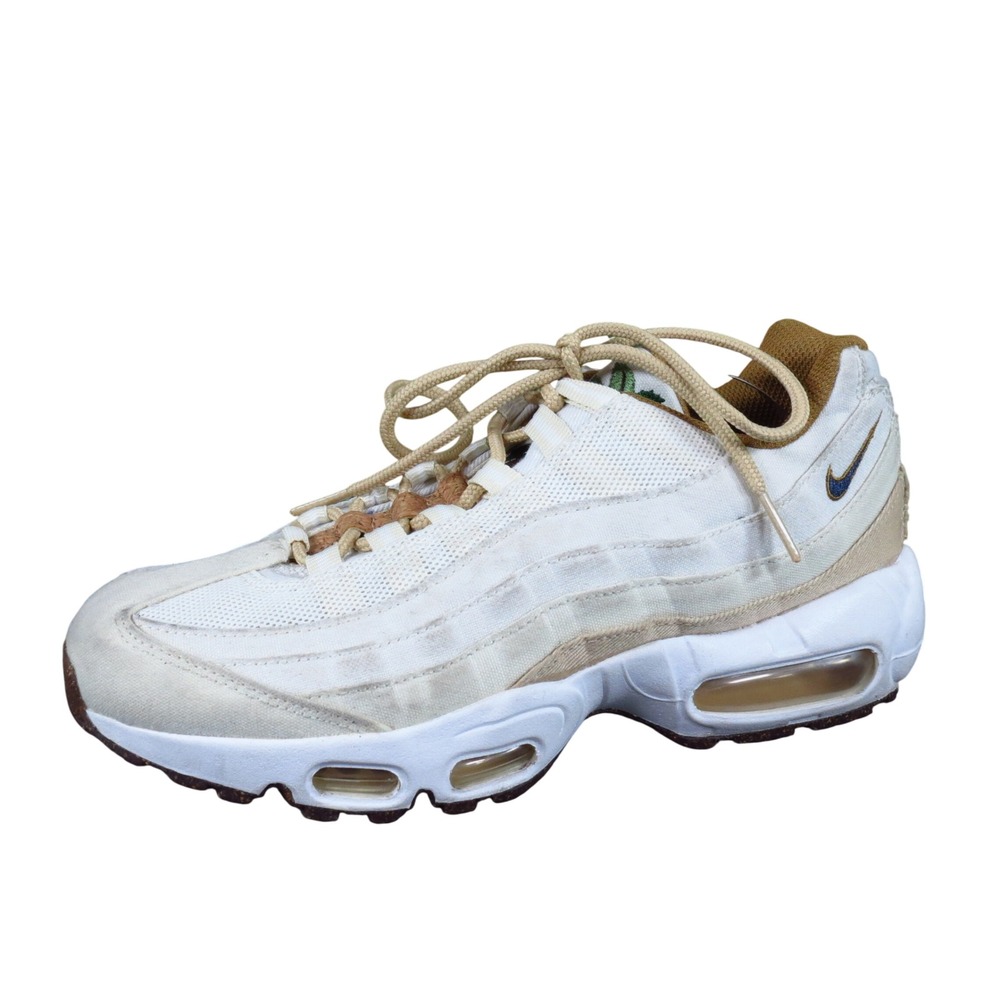 Nike Air Max 95 SE Cork Womens Fashion Sneaker Size 7.5 Lifestyle Sail White
